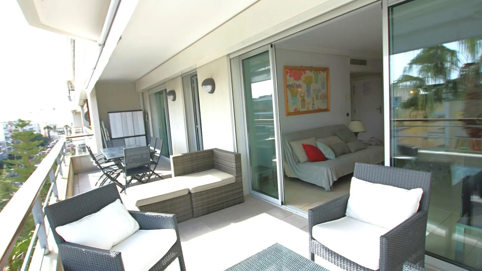 Fully Equipped Apartment With Large Terrace Lounge Area Cannes France